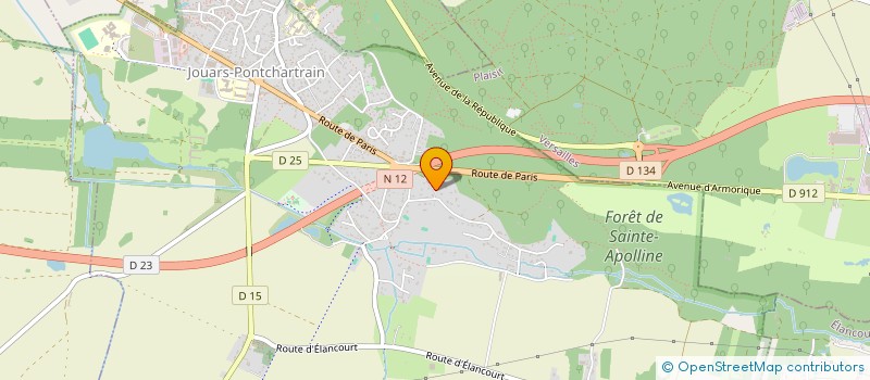 localisation de l'entreprise INVESTINOV  JOUARS-PONTCHARTRAIN