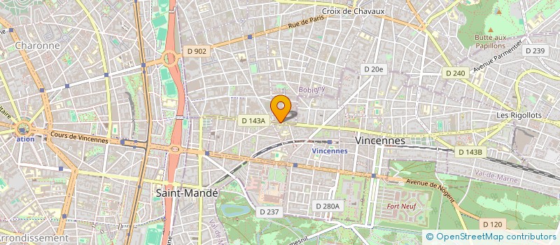 localisation de l'entreprise INVESTIR AU PAYS FRANCE à MONTREUIL