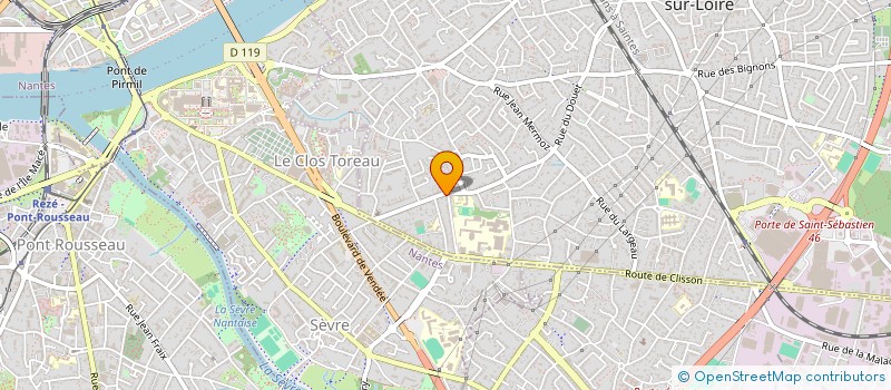 localisation de l'entreprise INVESTIR L'AVENIR HOLDING  SAINT-SEBASTIEN-SUR-LOIRE