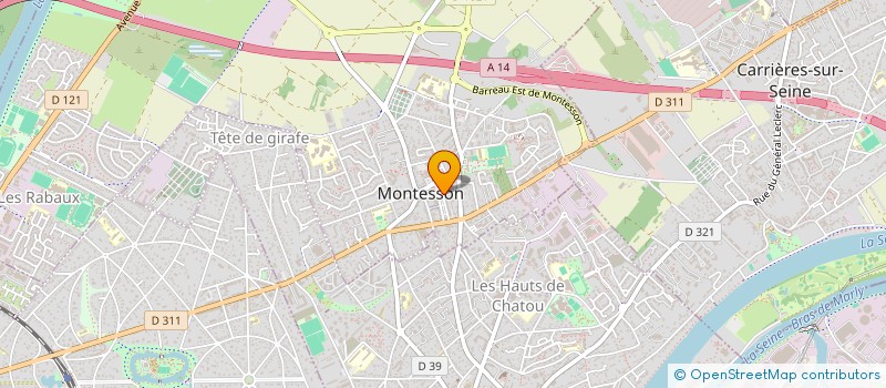 localisation de l'entreprise INVESTIR SUR MESURE  MONTESSON