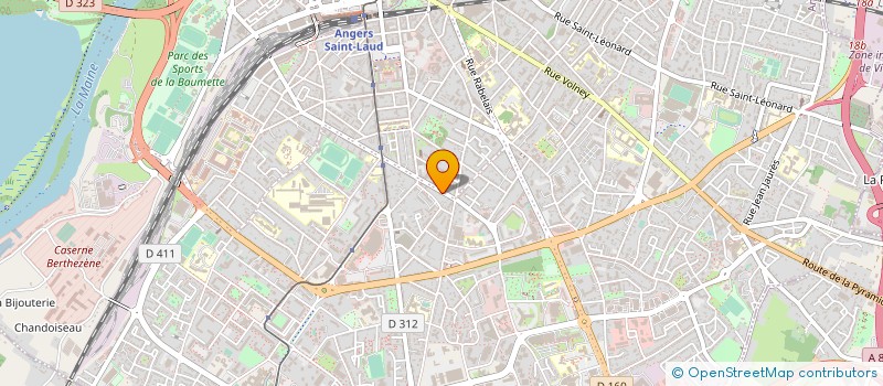 localisation de l'entreprise INVESTIS à ANGERS