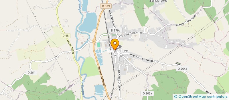 localisation de l'entreprise INVESTIS MULTI CONCEPTS  LE BREUIL-EN-AUGE