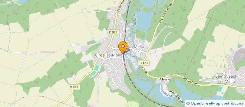 localisation de l'entreprise INVESTIS REIMS  CIRES-LES-MELLO