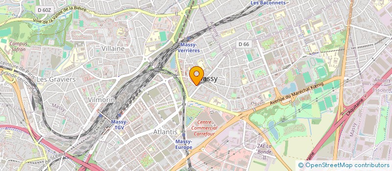 localisation de l'entreprise INVESTISSEM'MAN à MASSY