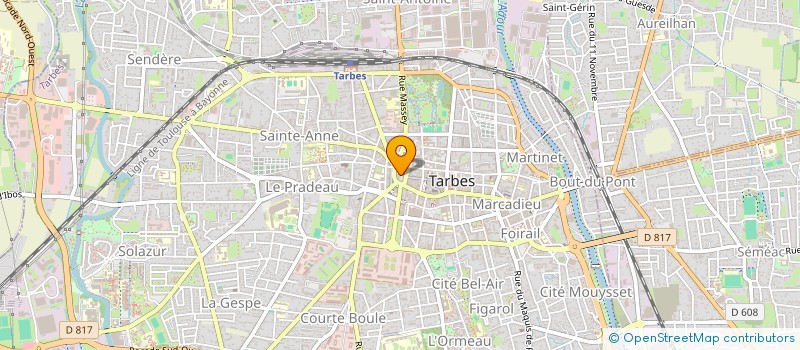 localisation de l'entreprise INVESTISSEMENT 65  TARBES