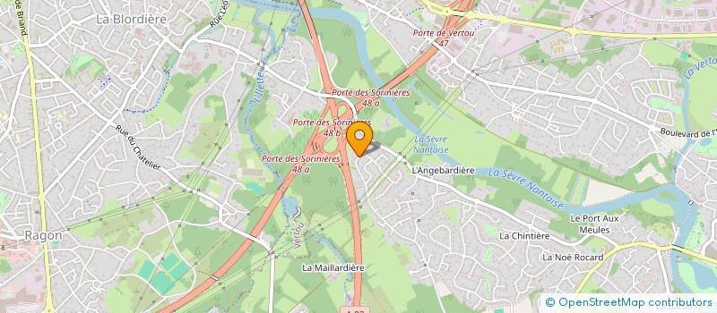 localisation de l'entreprise INVESTISSEMENT CMCG  VERTOU