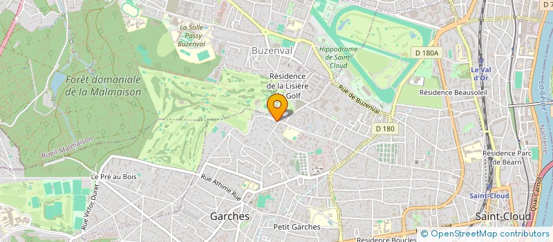 localisation de l'entreprise INVESTISSEMENT CONSEIL & ANALYSE à GARCHES