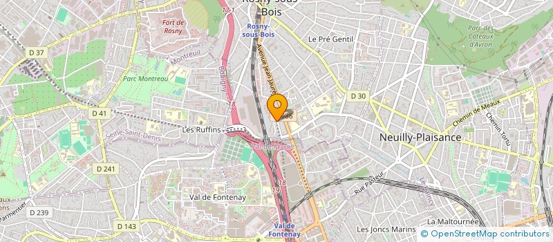 localisation de l'entreprise INVESTISSEMENT ET DEVELOPPEMENT DES AFFAIRES GROUPE à ROSNY-SOUS-BOIS