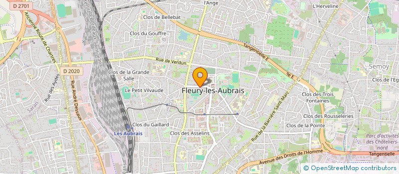 localisation de l'entreprise INVESTISSEMENT ET GESTION DU CENTRE à FLEURY-LES-AUBRAIS