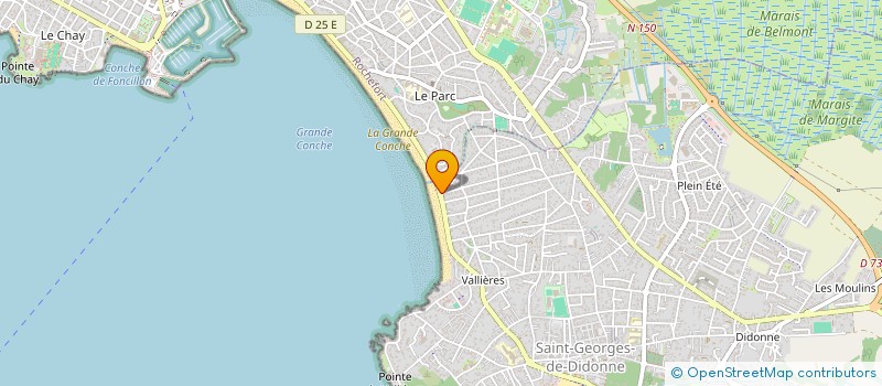 localisation de l'entreprise INVESTISSEMENT FONCIER RIVIERA  SAINT-GEORGES-DE-DIDONNE