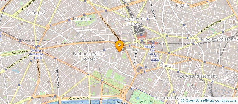 localisation de l'entreprise INVESTISSEMENT FORETS ISF I à PARIS