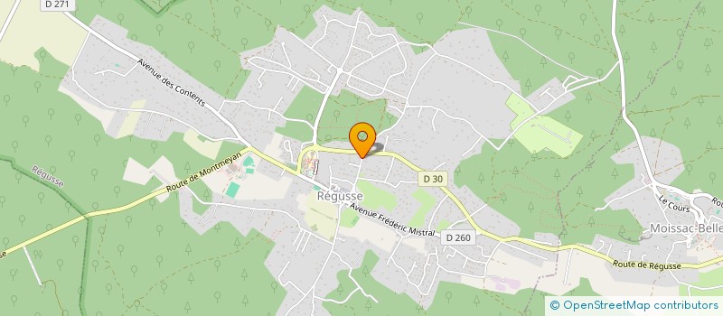 localisation de l'entreprise INVESTISSEMENT HOLDING BOYER CONSULTING à REGUSSE