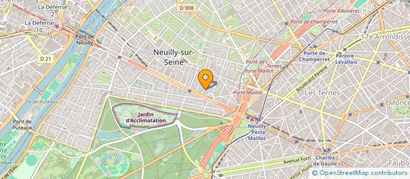 localisation de l'entreprise INVESTISSEMENT HOLDING FRANCE à NEUILLY-SUR-SEINE