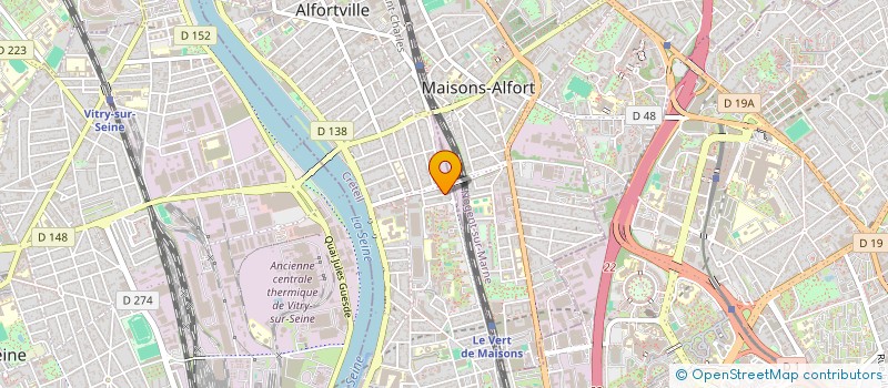 localisation de l'entreprise INVESTISSEMENT-IMMO  ALFORTVILLE