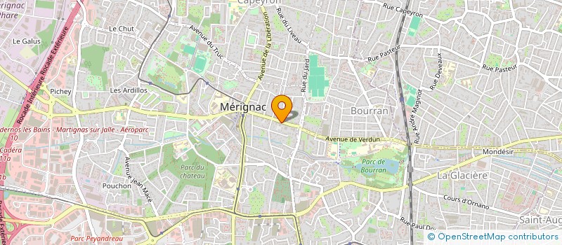 localisation de l'entreprise INVESTISSEMENT IMMOBILIER DU SUD OUEST à MERIGNAC