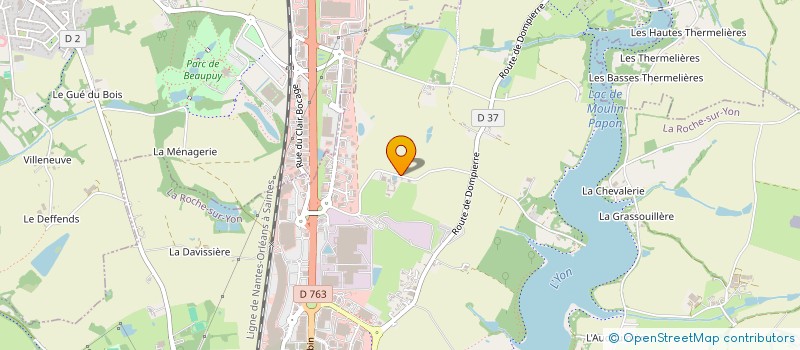 localisation de l'entreprise INVESTISSEMENT LOCATIF VENDEEN  LA ROCHE-SUR-YON