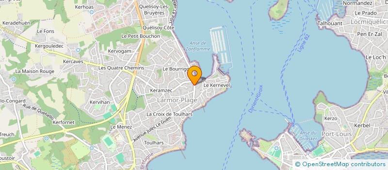 localisation de l'entreprise INVESTISSEMENT MORBIHANNAIS  LARMOR-PLAGE