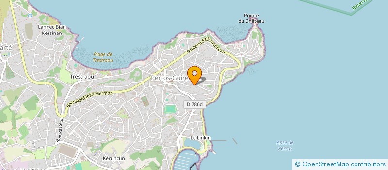 localisation de l'entreprise INVESTISSEMENT PERROS GUIREC  PERROS-GUIREC