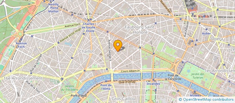 localisation de l'entreprise INVESTISSEMENT PROMOTION IMMOBILIER  PARIS