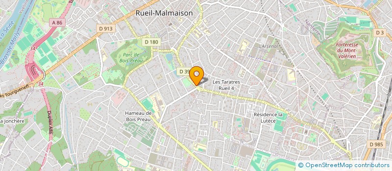 localisation de l'entreprise INVESTISSEMENT REALISATION IMMOBILIERE à RUEIL-MALMAISON