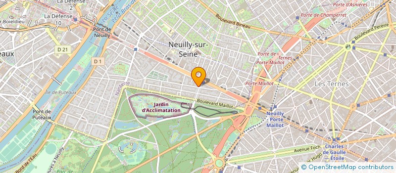 localisation de l'entreprise INVESTISSEMENT REALISATION IMMOBILIERS à NEUILLY-SUR-SEINE