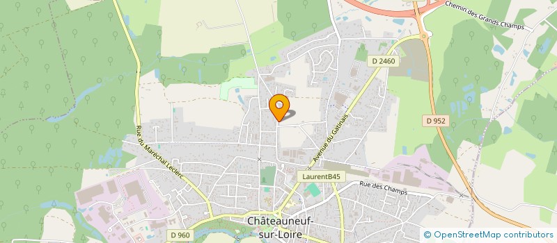 localisation de l'entreprise INVESTISSEMENT SOLOGNE à CHATEAUNEUF-SUR-LOIRE