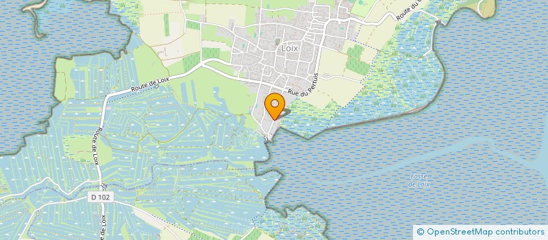 localisation de l'entreprise INVESTISSEMENT T PERREAU  LOIX