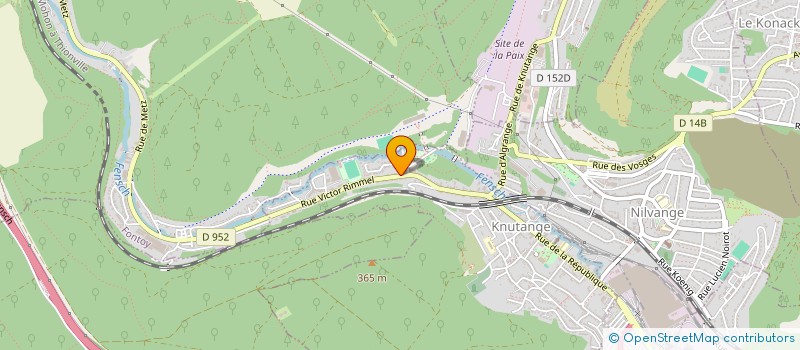 localisation de l'entreprise INVESTISSEMENT VALLEE DE LA FENSCH  KNUTANGE