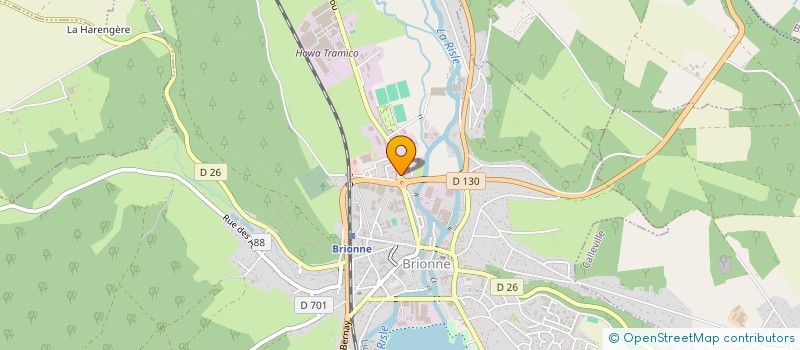 localisation de l'entreprise INVESTISSEMENTS AVB  BRIONNE