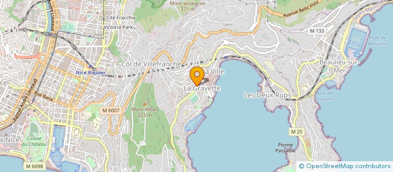 localisation de l'entreprise INVESTISSEMENTS COTE D'AZUR CONSEILS à VILLEFRANCHE-SUR-MER