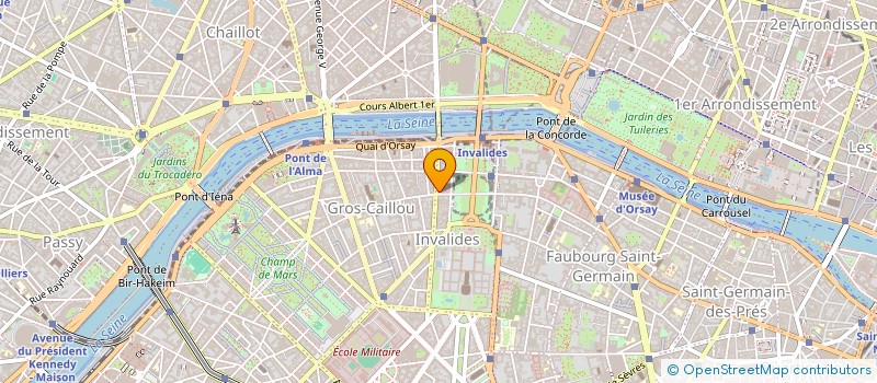 localisation de l'entreprise INVESTISSEMENTS CULTURE COMMUNICATION à PARIS