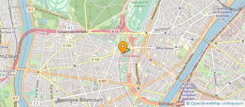 localisation de l'entreprise INVESTISSEMENTS ET PRESTATIONS ADMINISTR à PARIS