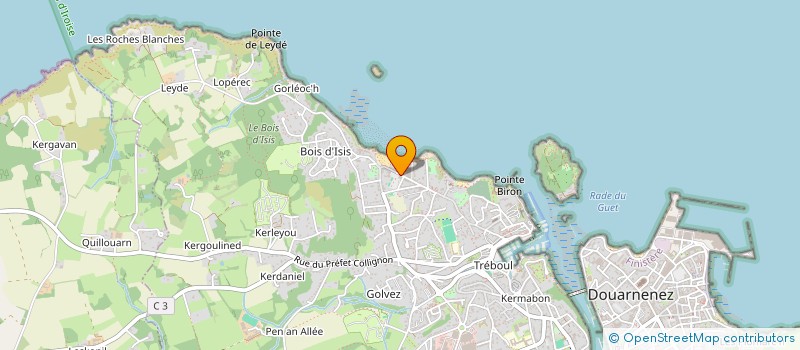 localisation de l'entreprise INVESTISSEMENTS FINANCIERS DE L'IMMOBILIER à DOUARNENEZ