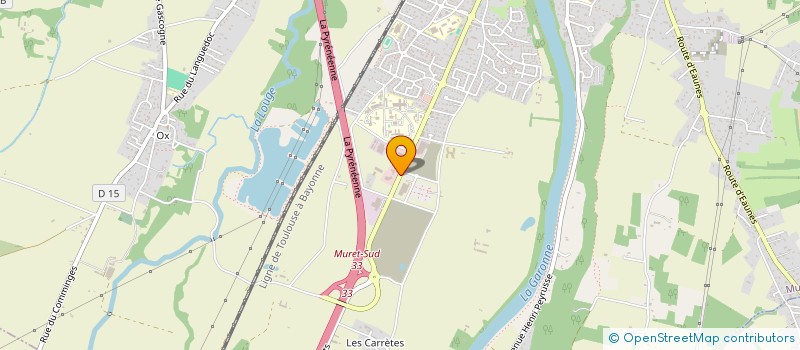 localisation de l'entreprise INVESTISSEMENTS GASCOGNE OCCITANIE à MURET