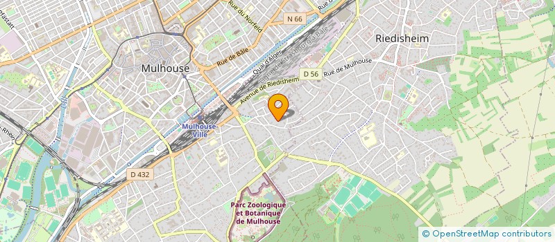 localisation de l'entreprise INVESTISSEMENTS MULLER GALLUCIO SA à MULHOUSE