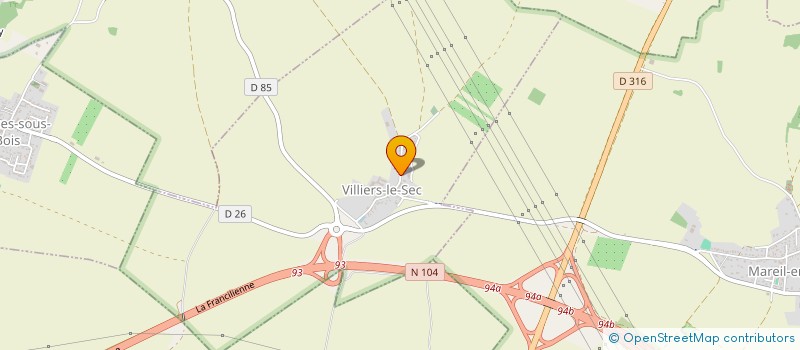 localisation de l'entreprise INVESTISSEMENTS MUTUALISES FRUGIFERES  VILLIERS-LE-SEC