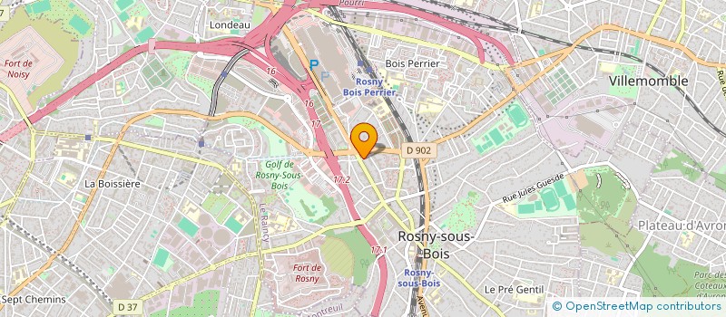 localisation de l'entreprise INVESTISSEMENTS SERVICES FINANCIERS à ROSNY SOUS BOIS