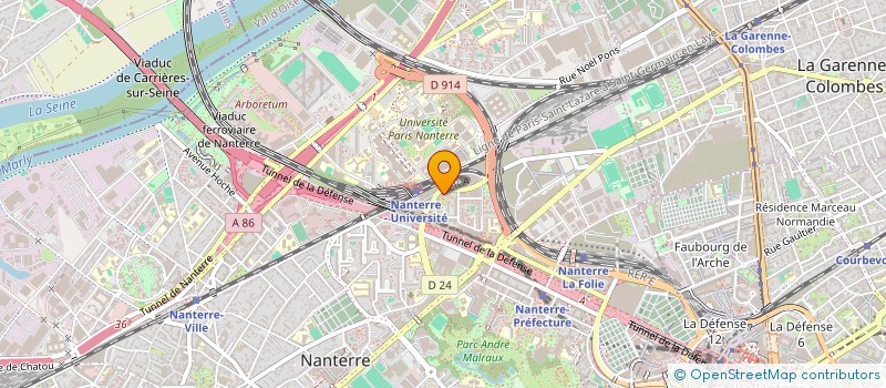 localisation de l'entreprise INVESTIUM SCI  NANTERRE