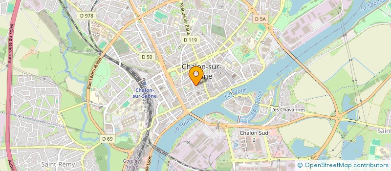 localisation de l'entreprise INVESTIZEN à CHALON-SUR-SAONE