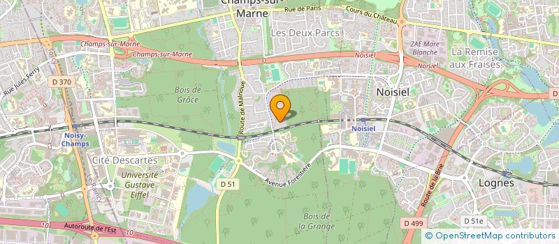 localisation de l'entreprise INVESTKA  CHAMPS-SUR-MARNE