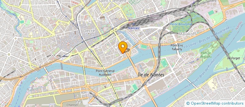 localisation de l'entreprise INVESTLACO à NANTES