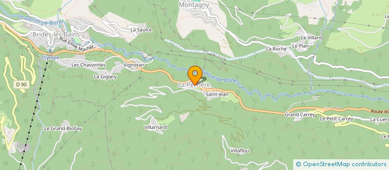 localisation de l'entreprise INVESTLANDES à COURCHEVEL