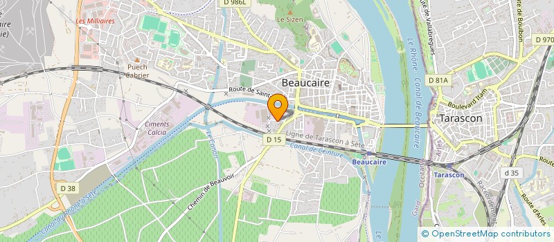 localisation de l'entreprise INVESTLAURA  BEAUCAIRE