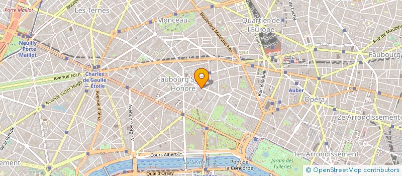 localisation de l'entreprise INVESTMENT & FINANCE CORPORATION FRANCE (IFC FRANCE)  PARIS