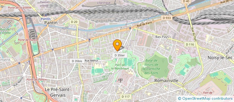 localisation de l'entreprise INVESTMENT LUGASSI FAMILY  PANTIN