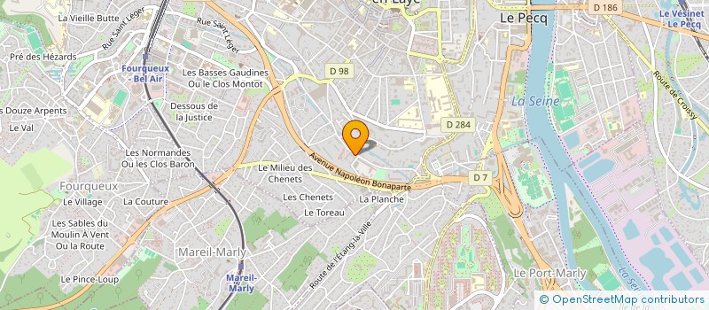 localisation de l'entreprise INVESTMENTS INTERNATIONAL  SAINT-GERMAIN-EN-LAYE