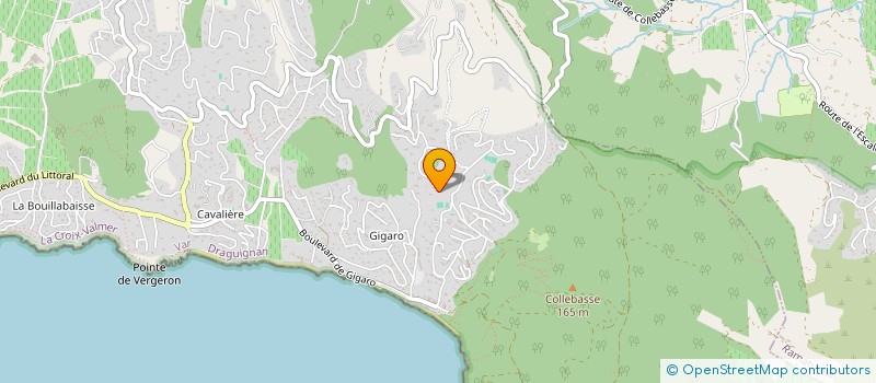 localisation de l'entreprise INVESTO  LA CROIX-VALMER