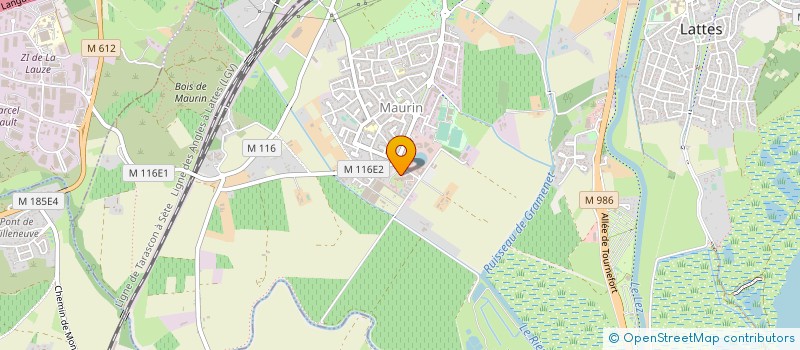 localisation de l'entreprise INVESTO à LATTES