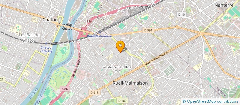 localisation de l'entreprise INVESTOBA à RUEIL-MALMAISON