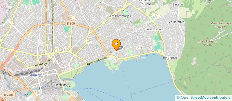localisation de l'entreprise INVESTOR à ANNECY